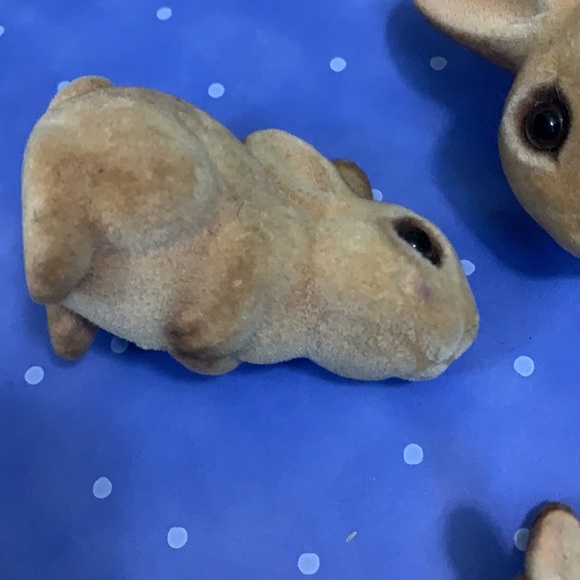 Josef originals flocked bunnies - Picture 2 of 8